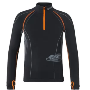 Werkshirt, lange mouw, ADVANCE, maat L, zwart