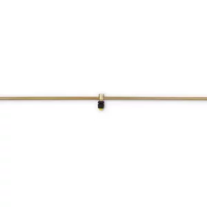 Brede spuitstang, messing, 100 cm