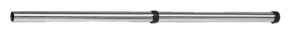 Verlengbuis, 1-delig, edelstaal, Ø 36 mm, 500 mm